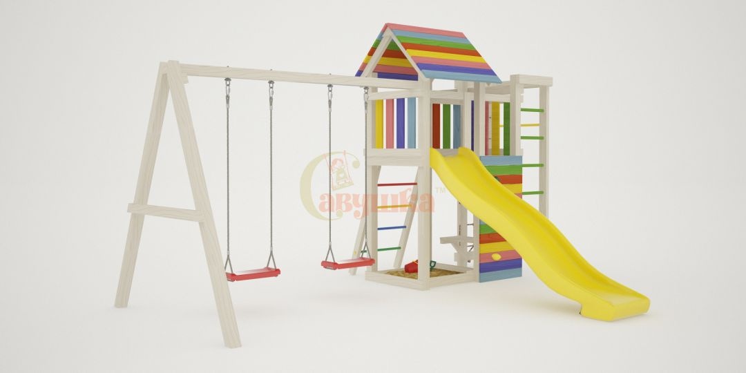 Детская площадка Савушка Мастер 10 - White Color